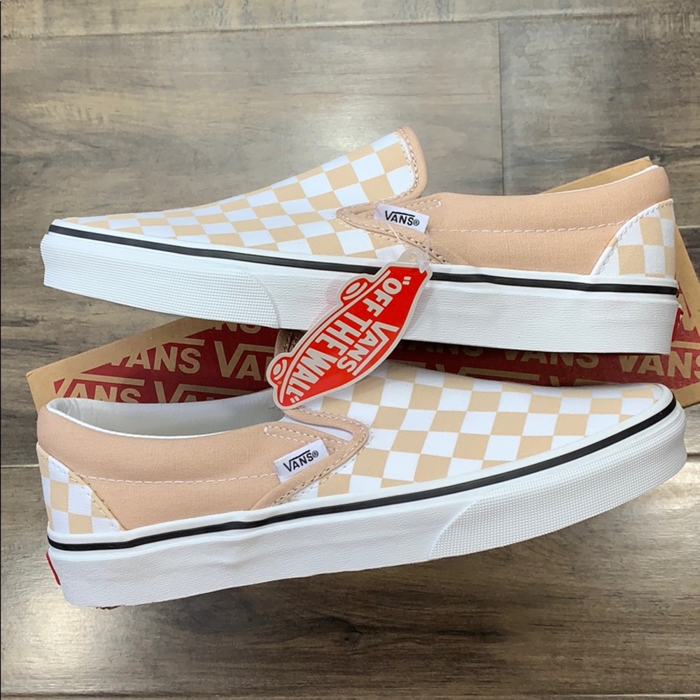 VANS WMNS CLASSIC SLIP-ON Checkerboard Frappe/True Sneakers - Picture 15 of 16